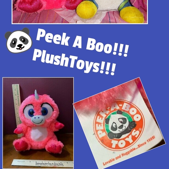 TWO Peek-A-Boo Plush Toys - Picture 2 of 2